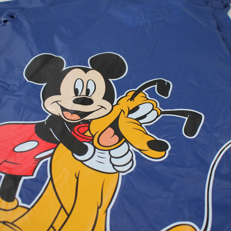 Picture of DISMFB5228C345 NAVY MICKEY RAIN JACKET (6-9YRS)
